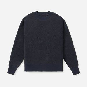 Everlane Navy ReNew Fleece Raglan Sweatshirt XL